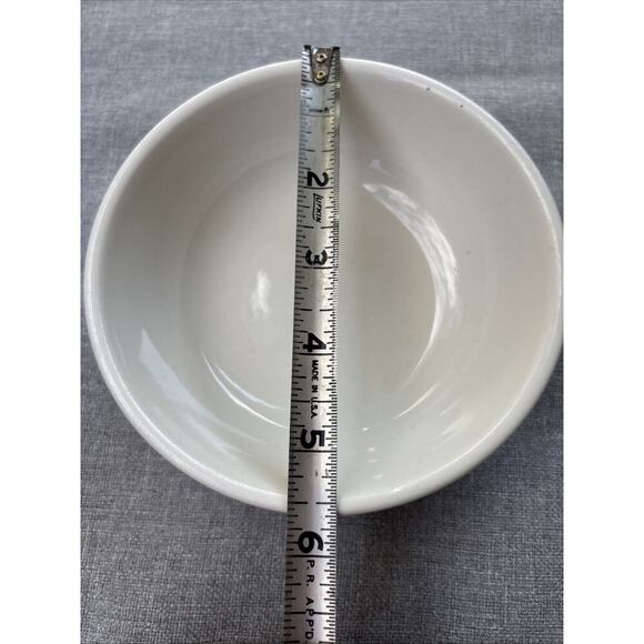 Vintage Homer Laughlin Best China 5.5" Small Bowl Triple Green Band MCM USA - Picture 5 of 5